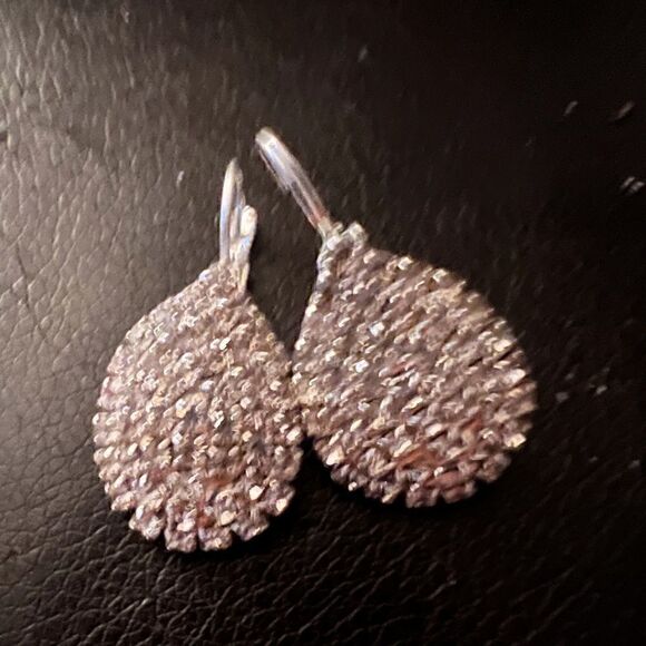 🔷 Swarovski New Stunning Crystal teardrop silver earrings 🔷 - Picture 5 of 6